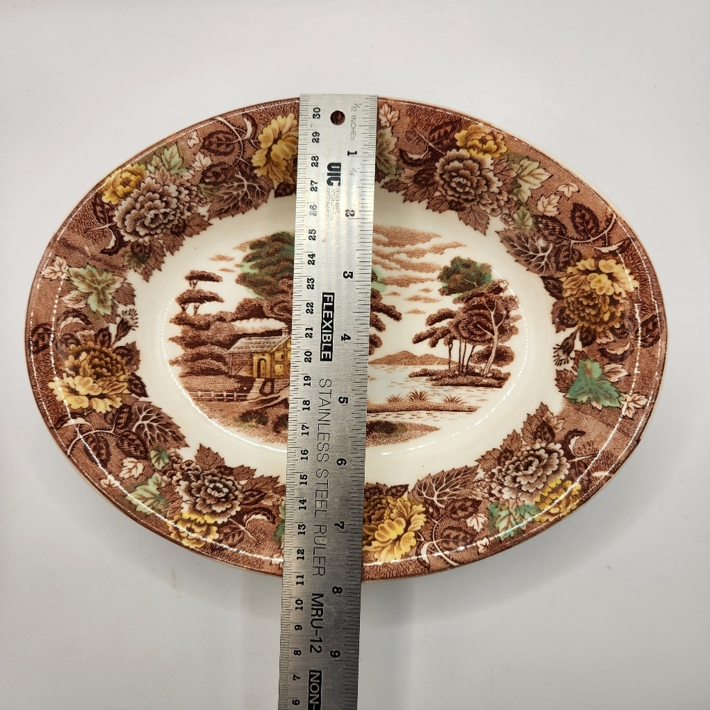 Vintage Nasco "Mountain Wood-Land" Serving Dish - Picture 4 of 7